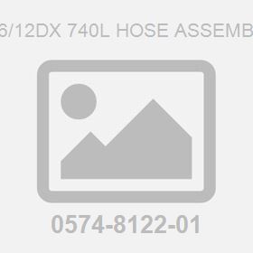 M 6/12Dx 740L Hose Assembly